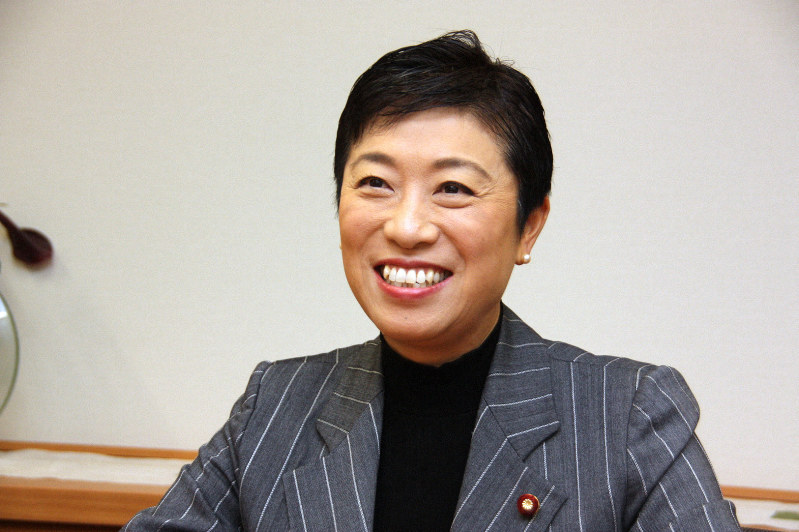 辻元清美氏=高橋恵子撮影