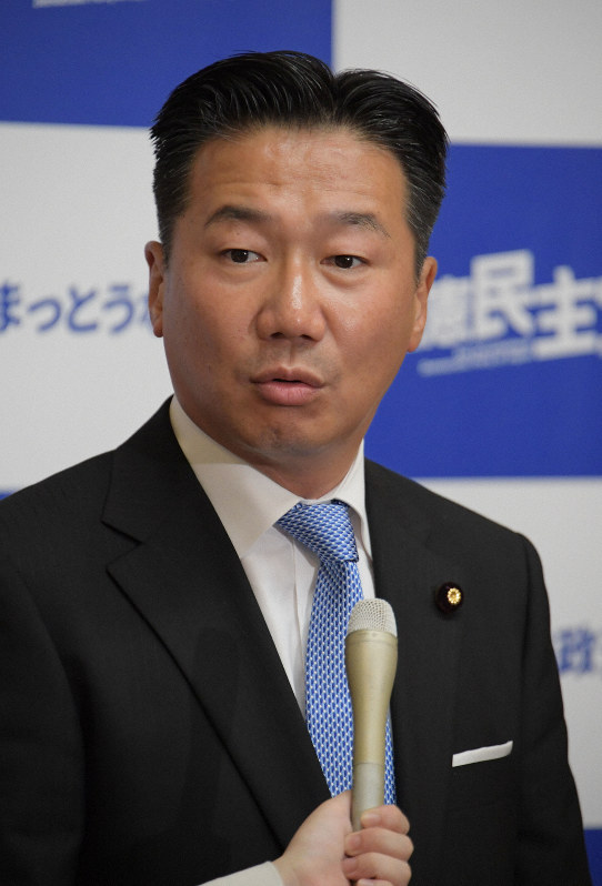立憲民主党の福山哲郎幹事長=国会内で2019年(令和元年)8月6日、川田雅浩撮影