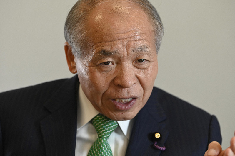 鈴木宗男氏=藤井達也撮影