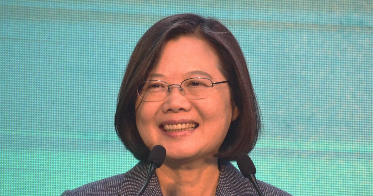 台湾・蔡総統「国会で『台湾』、うれしい」 首相が施政方針演説