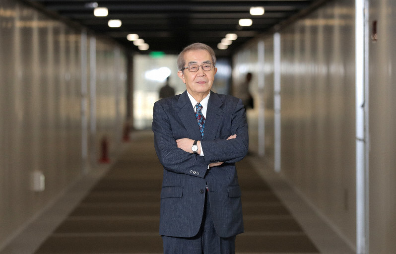 田中秀征氏=宮武祐希撮影