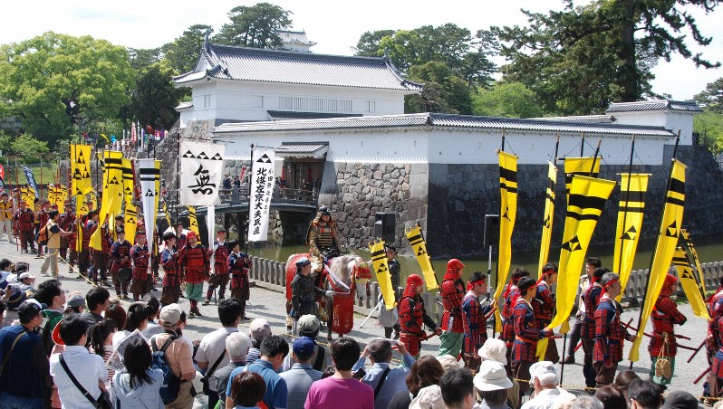 北條五代祭り=小田原市で2015年5月3日、澤晴夫撮影