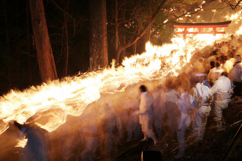 In Photos: Western Japan Shinto shrine festival gets lit - The Mainichi