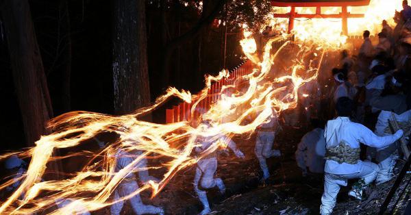 In Photos: Western Japan Shinto shrine festival gets lit - The Mainichi