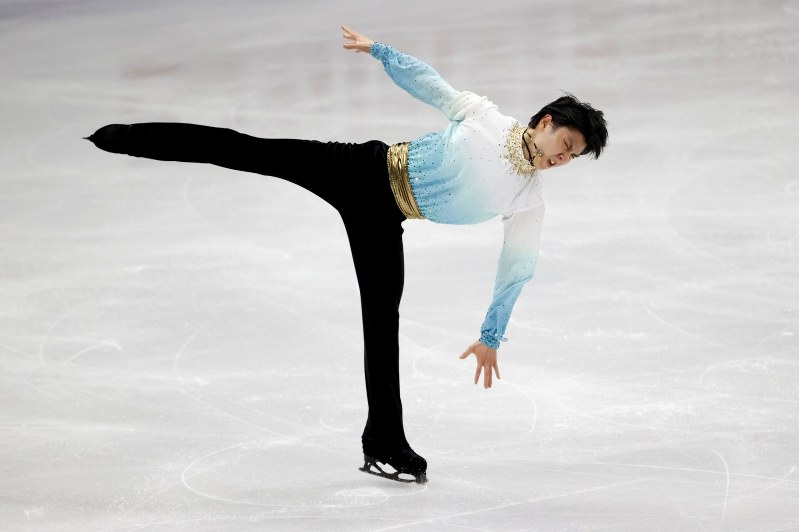 フィギュア スケート：四大陸 男子SP 羽生が世界最高で首位発進 = 2020年 2月7日 韓国・ソウル [写真特集9/37] 毎日新聞