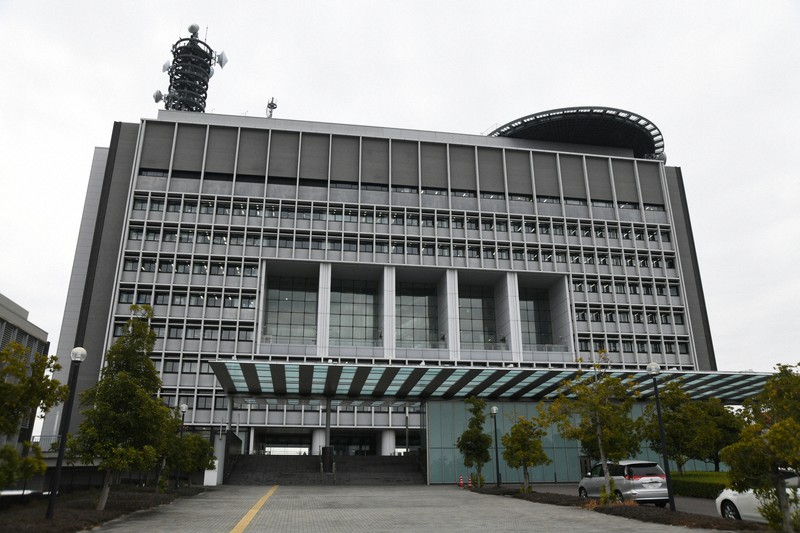 岐阜県警本部=鮫島弘樹撮影