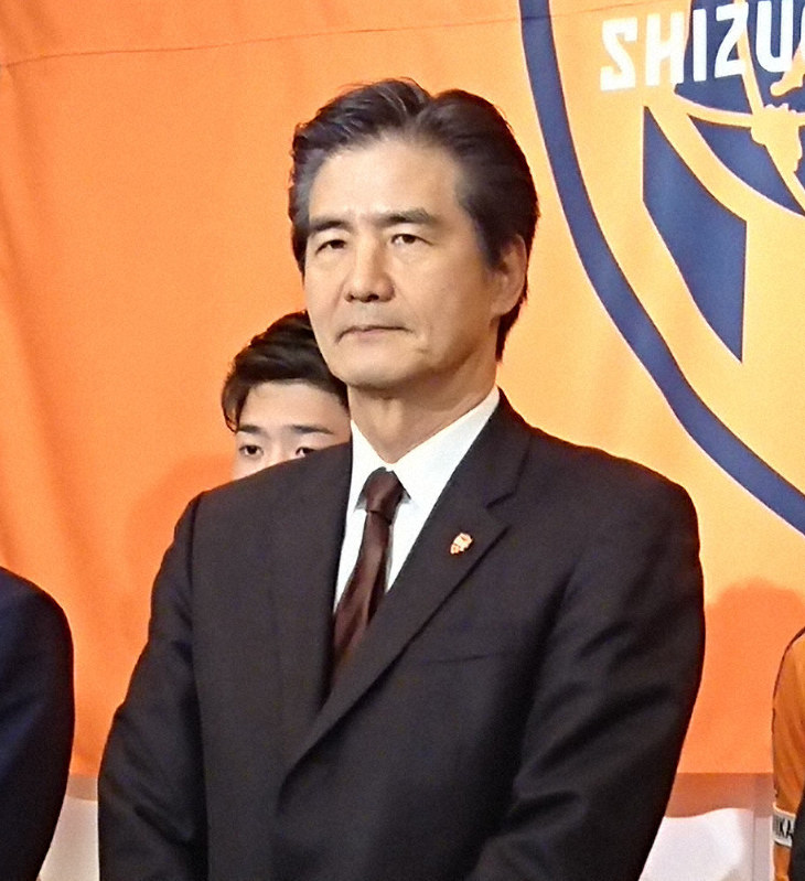 サッカーJ1清水エスパルス社長に就任した山室晋也さん=福田智沙撮影