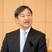 60歳の誕生日を前に記者会見される天皇陛下＝赤坂御所で2020年2月21日（代表撮影）