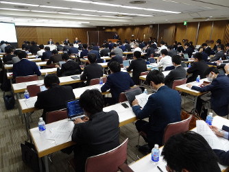 架空取引の詳細について公表した日鉄ソリューションズの記者会見＝東京都中央区で2月6日、今沢真撮影