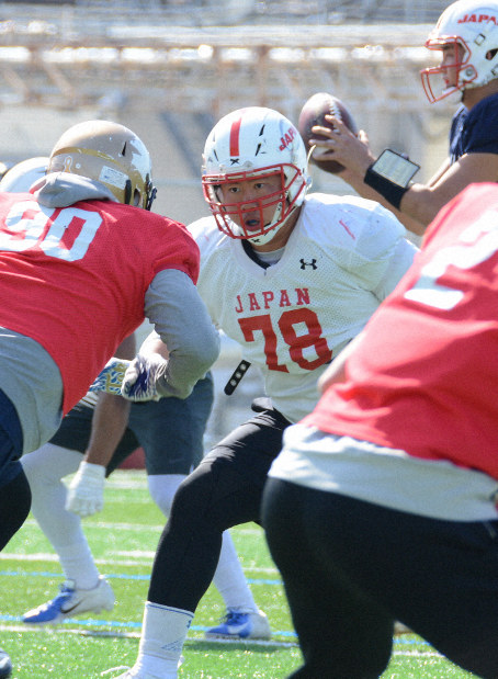 アメフト日本代表に初の現役東大生 185センチ125キロ、文学部3年の唐松