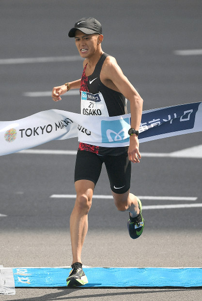東京マラソン、大迫が日本新4位 東京オリンピック代表へ大きく前進