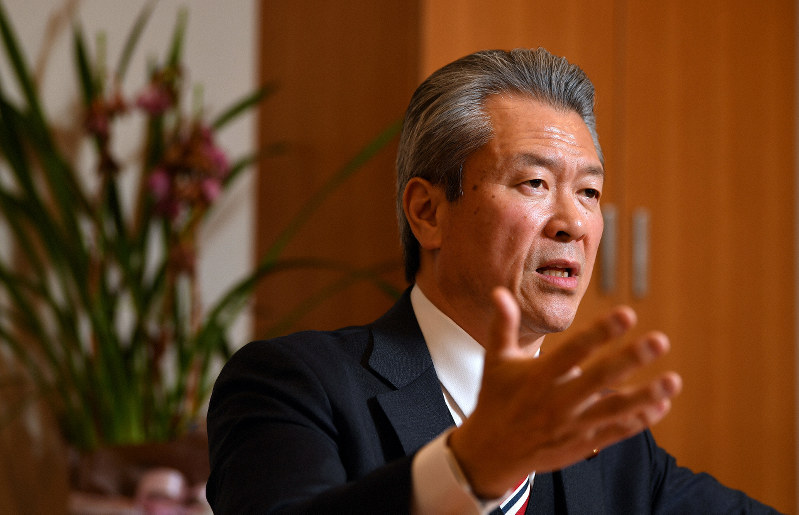 馬淵澄夫氏=北山夏帆撮影