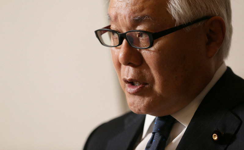 武見敬三氏=佐々木順一撮影