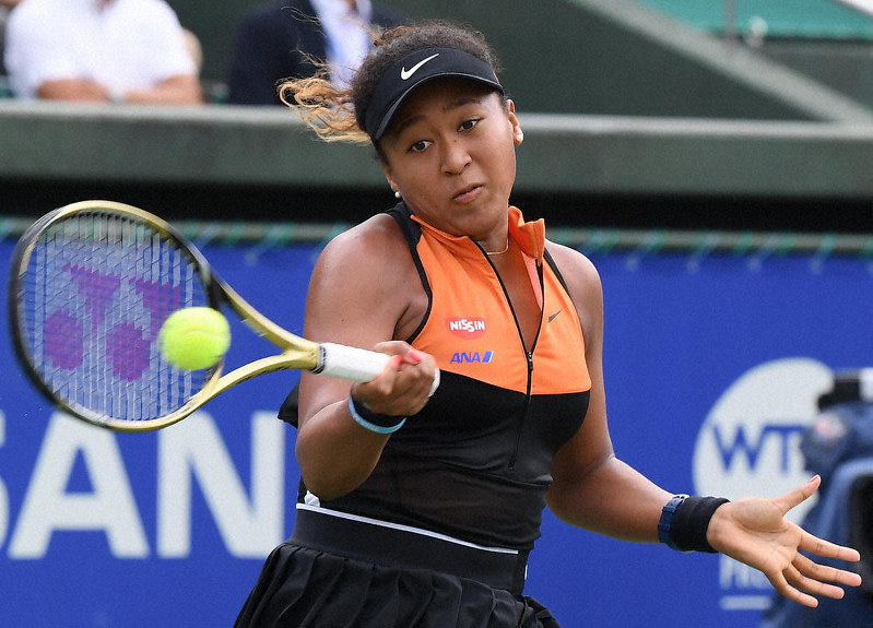 日米両国籍を持つ大坂なおみ選手は、日本国籍を選択した=大阪市西区のITC靭TCで2019年9月、加古信志撮影