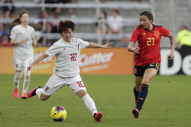 Soccer Spain downs Japan 31 in SheBelieves Cup opener The Mainichi
