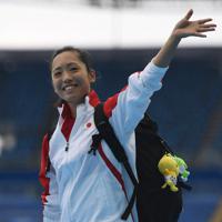 高桑早生選手=徳野仁子撮影