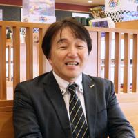 くら寿司の岡本浩之さん=大阪市内で