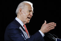 Democratic presidential candidate former Vice President Joe Biden speaks about the coronavirus, on March 12, 2020, in Wilmington, De. (AP Photo/Matt Rourke)