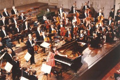 ミュンヘン・コンクール受賞者演奏会での田部京子＝本人提供