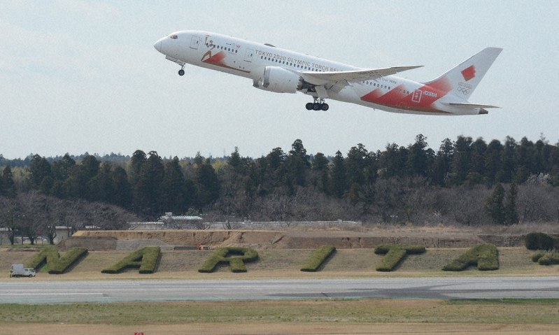 東京オリンピック 聖火特別輸送機 ボーイング787 日本航空 JAL 五輪
