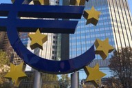 ECB本部＝ドイツ・フランクフルトで