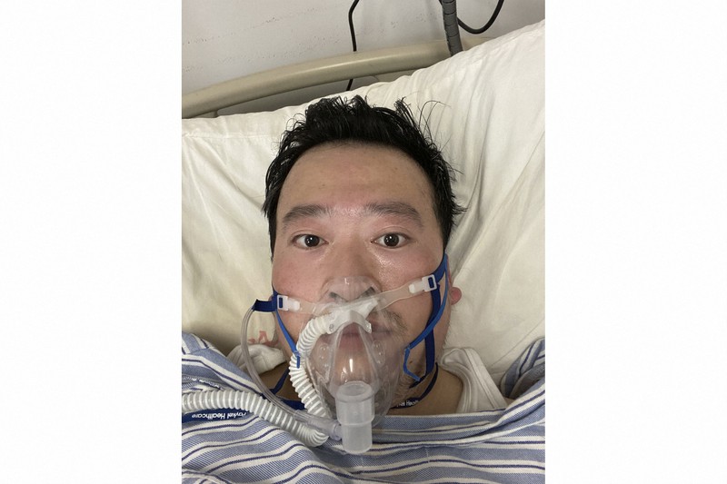新型肺炎についていち早く警鐘を鳴らしたが、自身も感染し死亡した医師の李文亮さん=AP