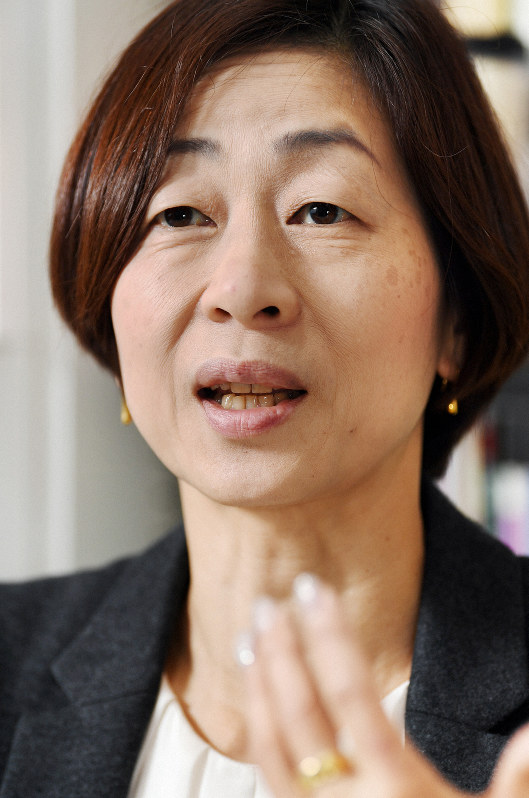 山口香JOC理事=滝川大貴撮影
