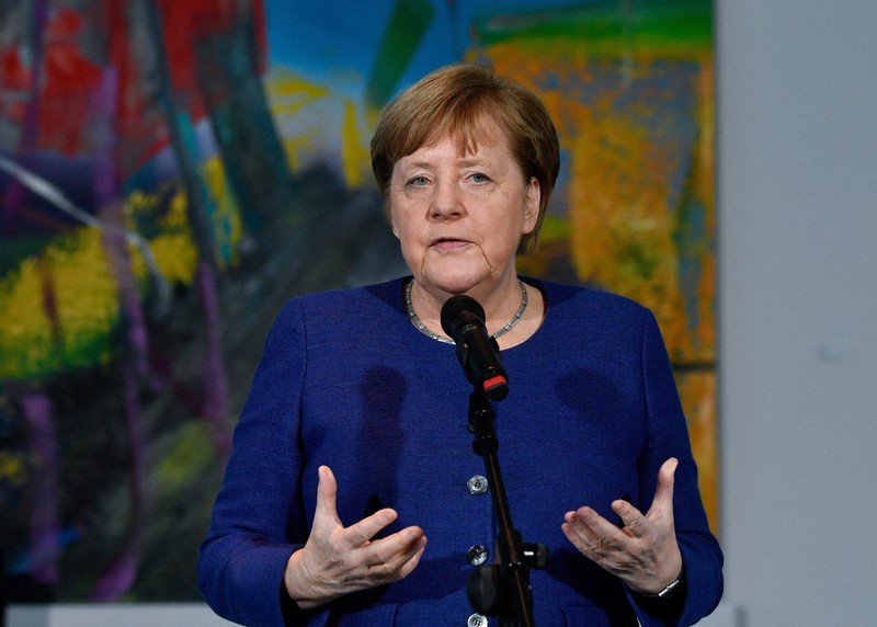 ドイツのメルケル首相=AP