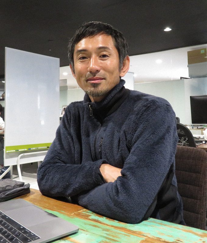 自身の投稿についての意図などを語った為末大さん=東京都渋谷区で2020年3月19日午前9時32分、倉沢仁志撮影