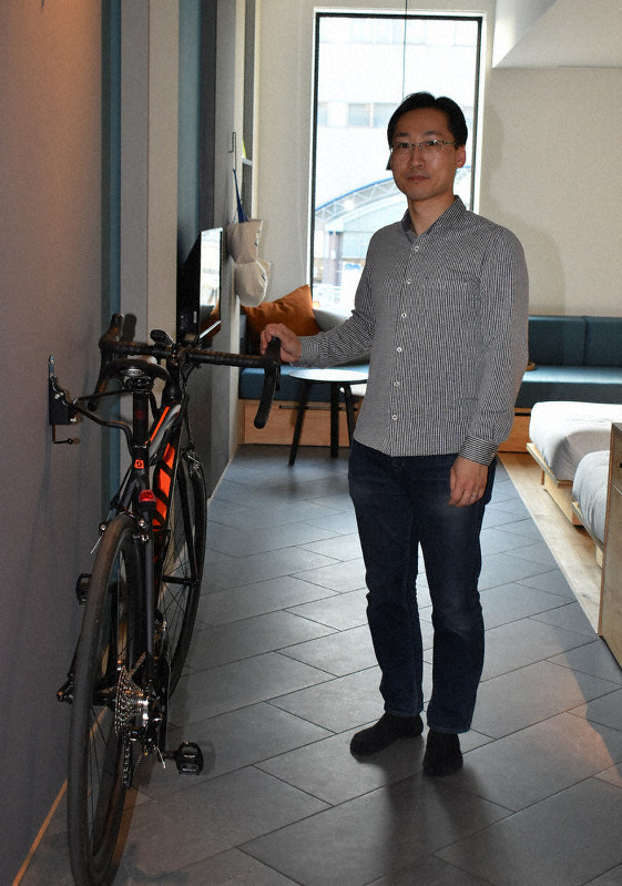 自転車と宿泊OK 土浦駅ビルに愛好家向けホテル /茨城 毎日新聞