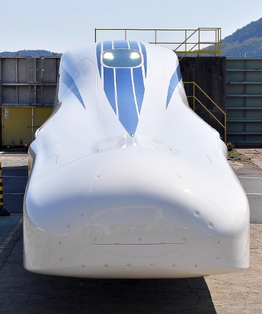 In Photos: Improved maglev train prototype unveiled in Japan