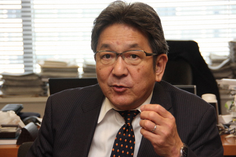 杉尾秀哉氏=高橋恵子撮影