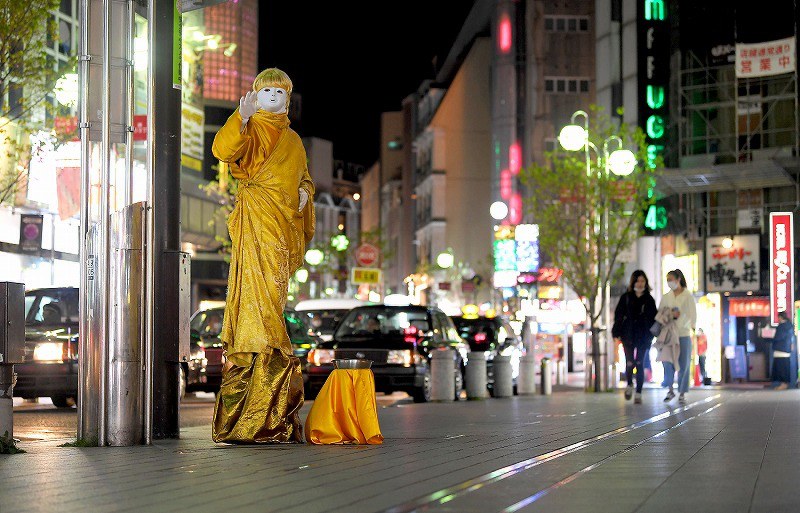 こんなの初めて 博多 中洲 底冷えの夜 新型コロナ 写真特集1 6 毎日新聞