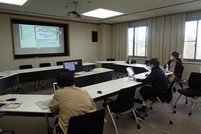 ウェブ会議システムを利用したFDの様子