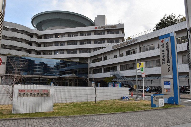 神戸赤十字病院=黒詰拓也撮影