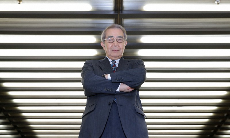 田中秀征氏=宮武祐希撮影
