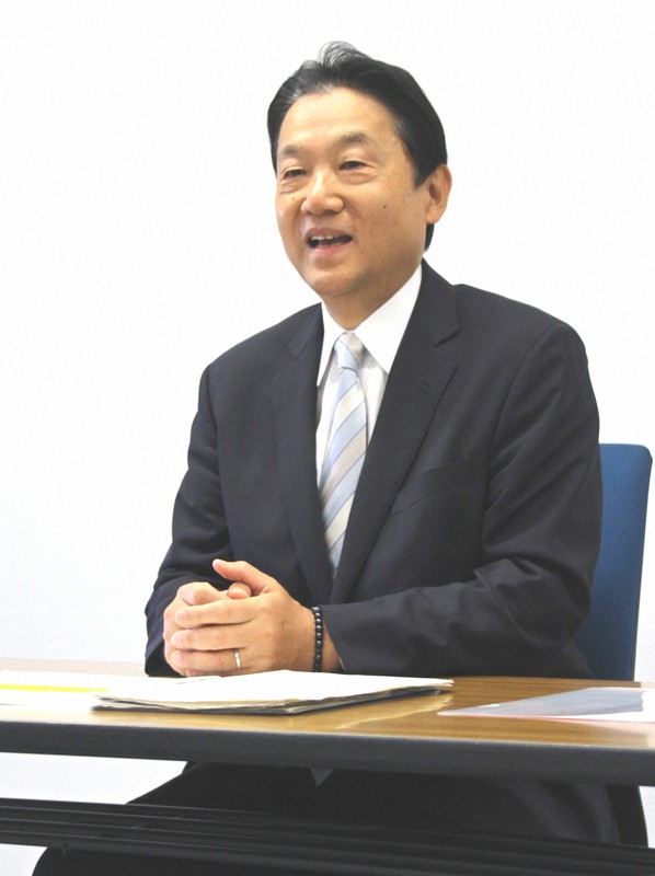 野田義和・東大阪市長=戸田栄撮影