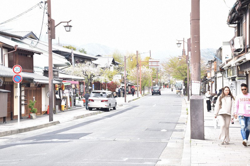 新型コロナウイルスによる緊急事態宣言が全国に出され、観光地の嵐山も閑散としていた=京都市右京区で2020年4月17日午後0時21分、添島香苗撮影