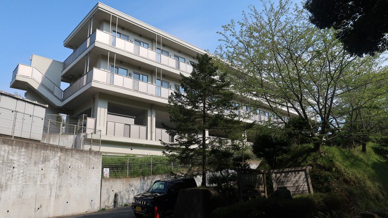 新型コロナウイルスの集団感染が発生した障害者支援施設「北総育成園」=千葉県東庄町で2020年4月17日午前9時18分、黒田阿紗子撮影(画像の一部を加工しています)