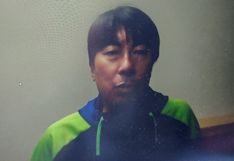 オンラインでの取材に応じるヤクルトの高津臣吾監督=2020年4月25日、中村有花撮影