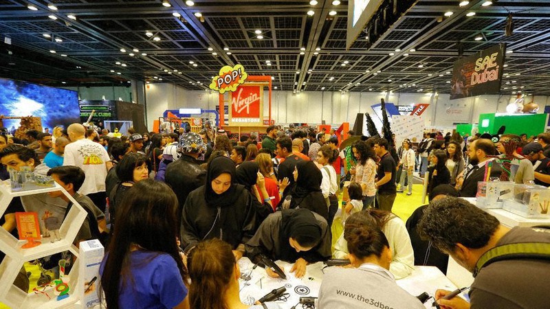 会場はアニメ・映画好きの来場者の熱気にあふれていた (c)Middle East Film and Comic Con