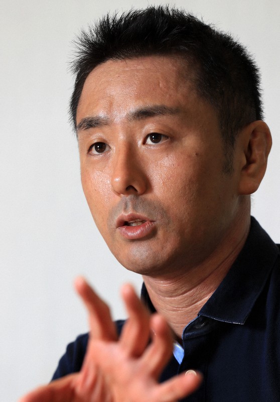 中島岳志・東京工業大教授=東京都千代田区で2018年8月3日、梅村直承撮影
