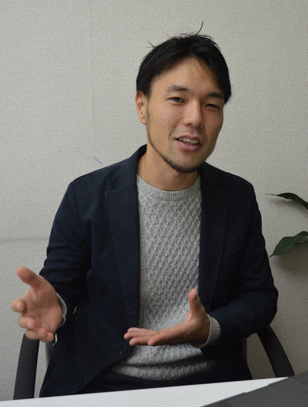 ITスタートアップ企業「Plasma」社長の遠野宏季さん=東京都目黒区で2019年11月21日午前11時13分、吉田卓矢撮影
