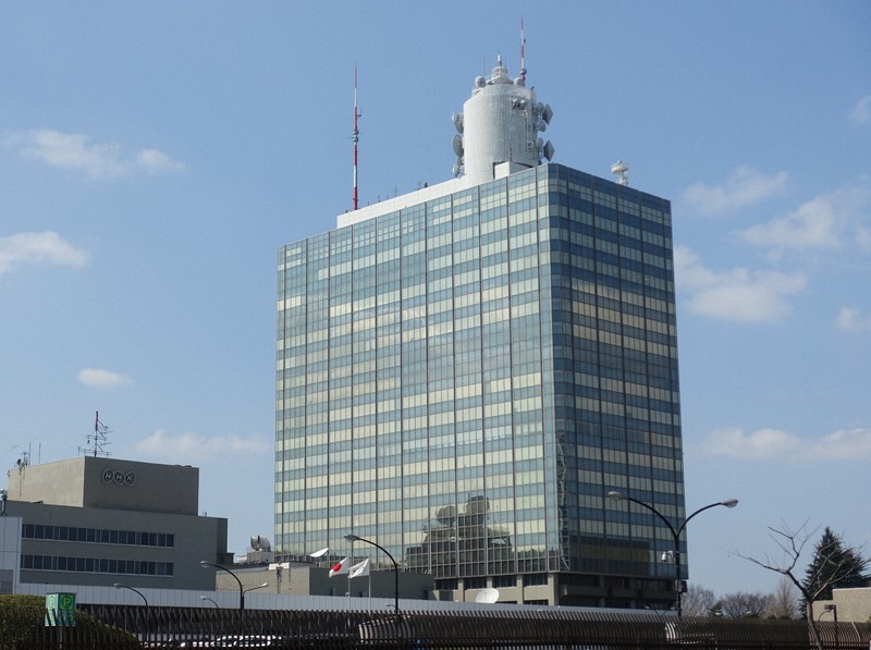 NHK放送センター=2019年3月撮影