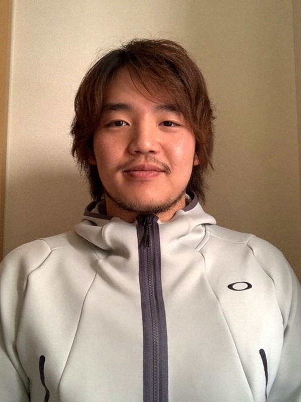 千葉ホークスの緋田高大選手=Zoomのスクリーンショットで2020年5月15日午後2時53分、加古ななみ撮影