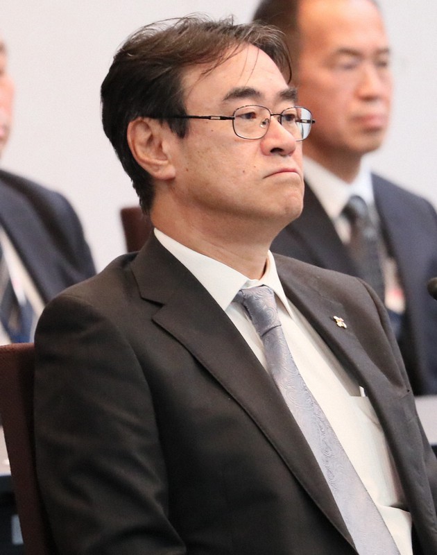 黒川弘務氏=2020年2月、玉城達郎撮影