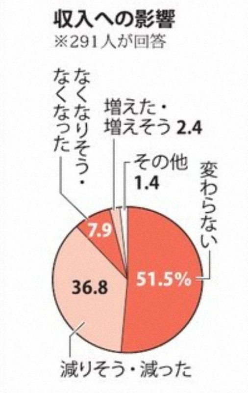 収入への影響