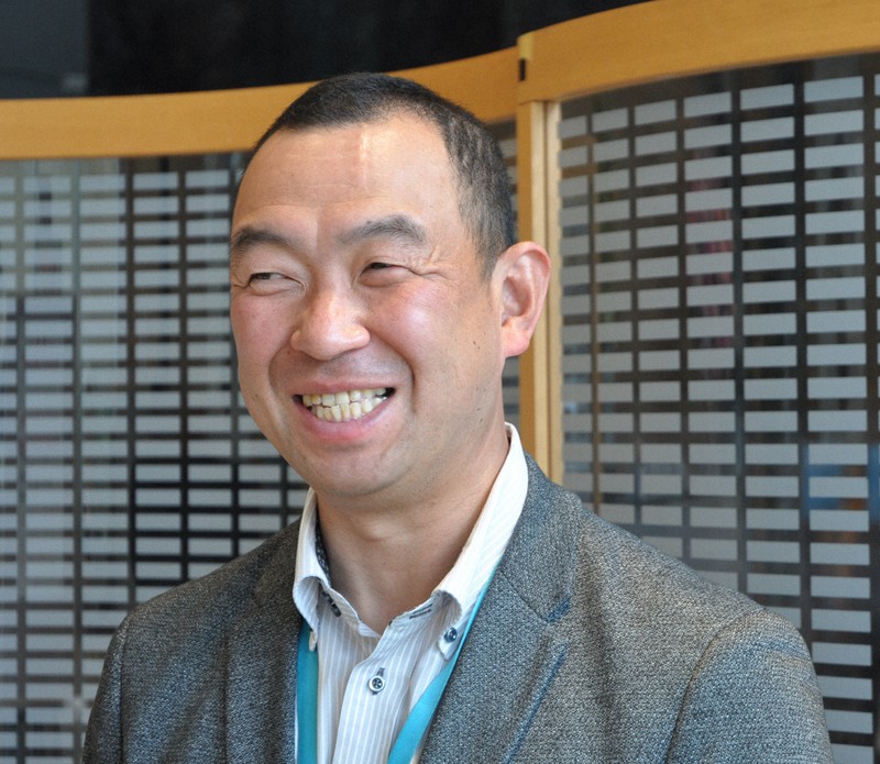 小野仁さん=上鵜瀬浄撮影