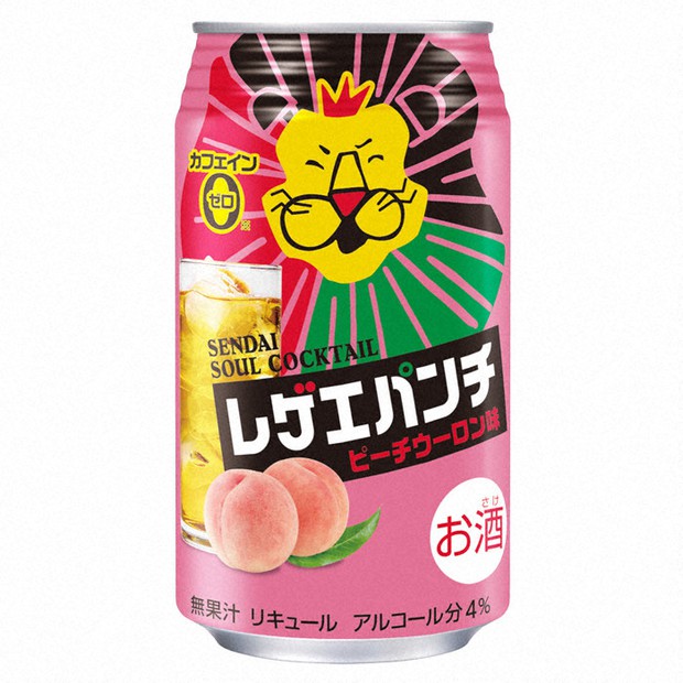 26日に発売された「レゲエパンチ ピーチウーロン味」=合同酒精提供