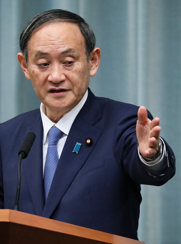 菅義偉官房長官=吉田航太撮影